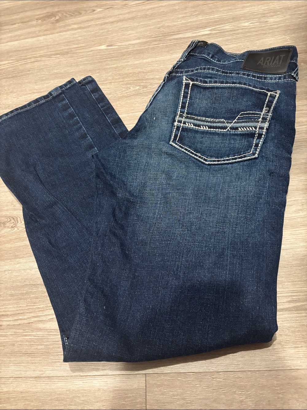 Ariat Men's Dark relaxed Indigo Bootcut Jeans 32/34